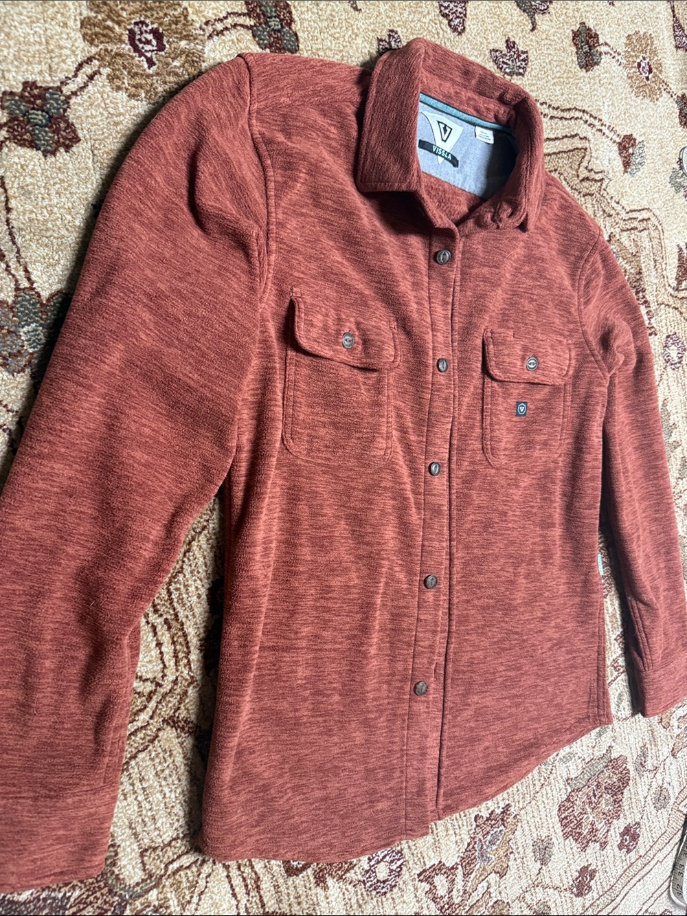Visalia Eco-Zy Ls Polar Flannel Long Sleeve Shirt Small View 2